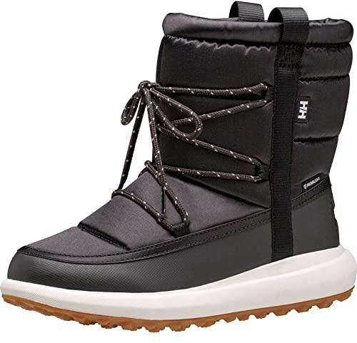 Helly-Hansen Isolabella 2 Demi Women's Snow Boots, Quick Dry, Aqua-Shield, Hover-Stride, Comfort Insole, Max Grip, Pro Guard, 990 Black/Off White - 7.5