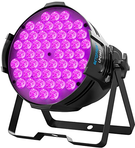 BETOPPER 180W LED Par Scheinwerfer RGB 3 IN 1 Bühnenlicht Discolicht 1P | 54 X 3W Partylicht DMX512 mit Stroboskop LED Strahler für Bühne Club Bar Hochzeit Geburtstag Party Halloween