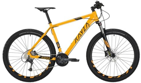 KAYZA MTB Hardtail Spodic 6 - Mango/Negro, M - 46 cm, Hardtail