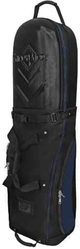 CaddyDaddy Enforcer Golf-Reisetasche, knautschfester Hard-Top-Schutz, 1 Jahr vollständige Ersatzabdeckung, strapazierfähiges dickes Nylon, Räder & abschließbare XL-Reißverschlüsse. Tasche für den