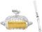KKGUD Embossed Glass Butter Dish with Butter Knife