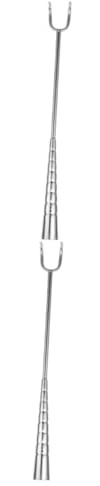 PRETYZOOM 2pièces à Viande Acier Inoxydable Accessoire De Barbecue Pour Jambon Poulet Et Rôti Pratique Et Résistant Pour Cuisson Bbq