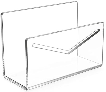 Yuemsh Porte-Courrier Organisateur de Courrier-Électronique Ensemble de Tri de Courrier en Acrylique pour Comptoir, Kit D'Organisateur de Lettres pour Bureau et École.