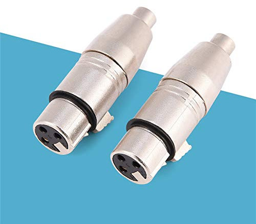 Adaptateur XLR Femelle Haute Qualité avec Résistance à l'Usure et à la Pression et Connecteur Anti-Bruit