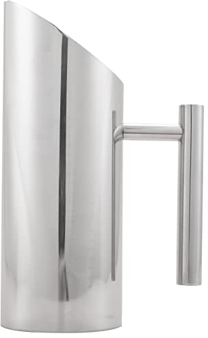 Gokoti Stainless Steel Water Pitcher With Ice Guard Tea Pot Kettle Jug Cold Beverages Juice Pot Ktv Bar Accessories 1L