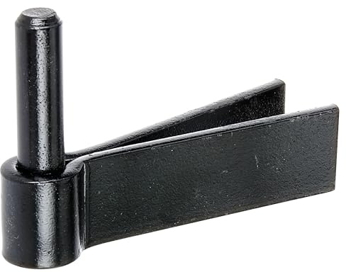 Alberts 863913 Gond à sceller | crochet en F | laque noire pour immersion | cote axe Ø14 mm | 92 x 30 mm | kit de 10