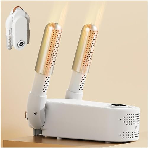 SSGLTEC Boot Dryer,Shoe Dryer, Boot Dryer Foldable, Boot and Glove Dryer with Heat Fan Portable Folding Design and Timer, Shoe Rack for Dryer Portable Boot Dryer for Shoes,Gloves,Hats,Socks