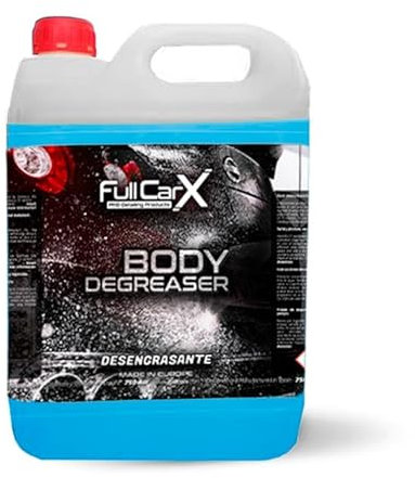 FULLCARX Body Degreaser 5 Litres Nettoyant Dégraissant Voiture Concentré pour Carrosserie, Élimine la Graisse Silicone Cires Saleté, Action Détartrante, Produit Nettoyage Detailing Professionnel