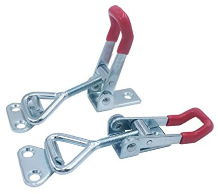 Angoily 5pcs Quick-Release Toggle Clamp Heavy Duty Clamps for Welding Mold Electronic Equipment Assembly Plastic Cover Handle