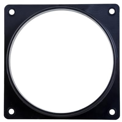 Fazvncv Luftleitungskanäle, Verbindungsstücke, Flansch, Lüftungskanäle, Anschlüsse für 12 x 12 cm, Lüfteranschlüsse und Luftrohr für 12038 12025 Lüfter