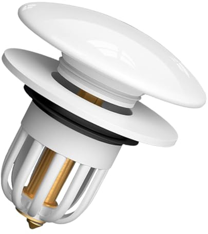 Inserto di scarico per lavello, tappo per lavabo, blocca gli odori, protezione anti-troppopieno, copertura antiscivolo per vasca da bagno per casa, lavanderia, cucina