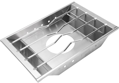 Asixxsix Plaque de cuisson à gaz pour table de camping IGT, design encastré amovible en acier inoxydable résistant au vent plaque de cuisson à gaz pour le camping la randonnée et la