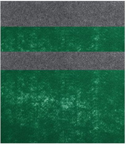 Gatuida 4Pcs Reptile Carpet Liner Absorbent Non-abrasive Terrarium Substrate Mats for Gecko Tortoise Lizard Snake Bedding Washable Reusable Gray and Green Pads