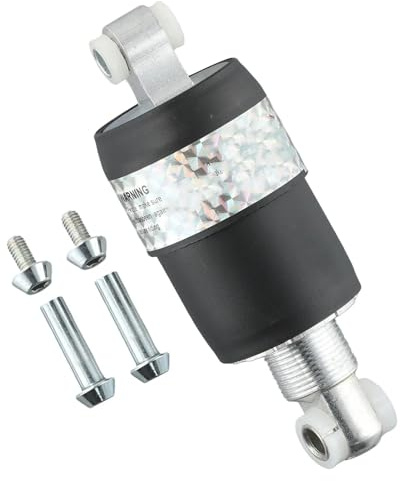ammortizzatore ad aria 1 pezzo Bicicletta Mountain Bike Sospensione Posteriore Molla Ammortizzatore Posteriore Aria Nero Per MTB Bici Regolabile Molla Olio Ammortizzatore(100mm)