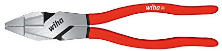 Wiha Z02225001 Lineman's Pliers Classic mit DynamicJoint (einzigartige Gelenkkonstruktion für bessere Kraftübertragung) und extra langer Schneide (40709) 250 mm, 5 Stück