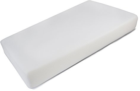 PEKITAS Matratze für Beistellbett 50x80 cm Kompatibel Mit Next2Me Co-Sleeping UNO 10 cm DickerMatratzenbezug Aus 3D Mikroperforiertem Gewebe Innenschaum Härtegrad 20 Fest Baby