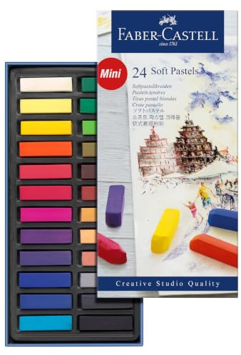 Faber-Castell Creative Studio Soft Pastel Crayons – , 24er Etui