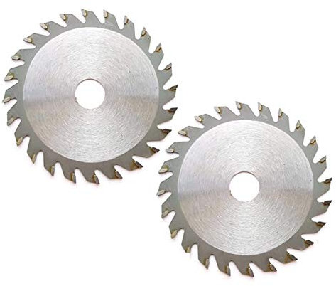 X-BAOFU, 2pcs 85mm 24T 15mm Bore Kreissägeblatt Disc Schneiden von Holz Metall Kunststoff-Stahl for Worx WX423 RK3440K (Größe : 85mm)