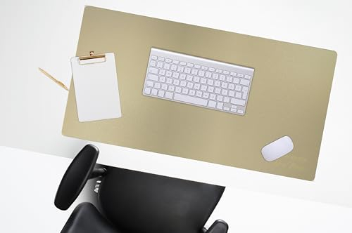 Dany Marcus Schreibtischunterlage, Mousepad, Desk Pad, mit Goldprint (Gold)