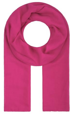 Majea Tuch Lima schmal geschnittenes Damen-Halstuch uni Schal einfarbig Sommerschal Sommer Halstuch (880010) (pink 1)