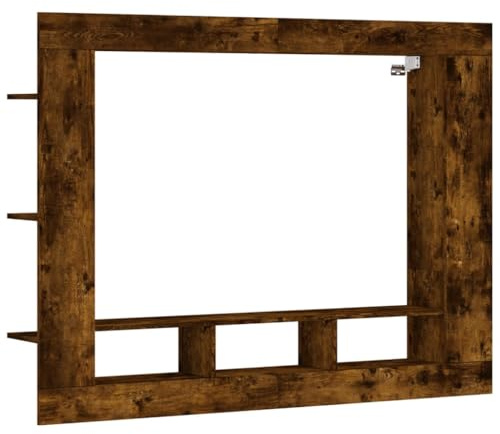 vidaXL TV-Schrank Räuchereiche 152x22x113 cm Holzwerkstoff