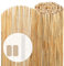 VOUNOT® Pantalla de Valla Caña Natural, Pantalla de Privacidad Rollos de Vallas Decorativas con Herrajes para Montaje, Estera Caña Protección Visual Al Aire Libre para Patio, Balcón, Jardín, 140x300cm