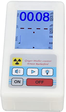 Contatore Geiger Portatile, Rilevatore di Radiazioni Nucleari Multifunzionale, Display Digitale Retroilluminato