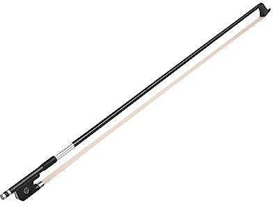 COMETX Violoncello Bogen 4/4 Cello Violoncello Bogen gut ausbalanciert Kohlefaser Rundstab Ebenholz Frosch Weiß Rosshaar Celloteile Zubehör