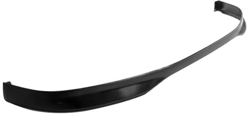 IKON MOTORSPORTS Front Bumper Lip, Compatible with 1993-1997 Honda Civic del Sol, TR Style Unpainted Black PU Polyurethane Air Dam Chin Spoiler Protector Splitter