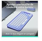 Logitech POP ICON COMBO, kit mouse e tastiera Bluetooth, digitazione comoda, tasti e pulsanti programmabili, clic discreti, Easy-Switch fino a 3 dispositivi