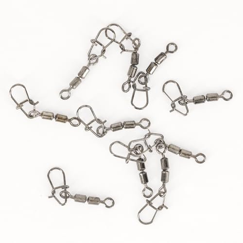 Trout Master UL Swivel Snap - Ultra Light Angeln - Angelwirbel - Forellenangeln - Karabiner (#22 (17mm))