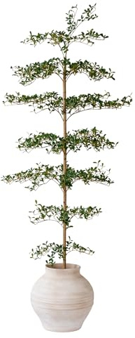 VYNT Black Olive Tree Artificial 7 Feet Tall, Artificial Shady Lady Tree, Faux Decorative Tree