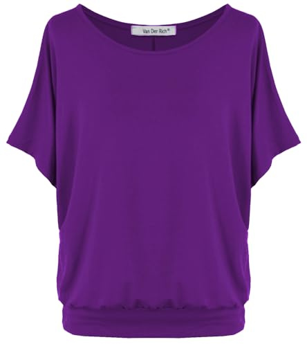 Van Der Rich ® - Oversize T-Shirt mit Fledermausärme - Damen