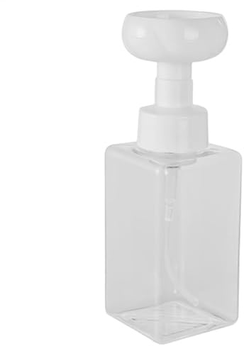 Bottiglia vuota in schiuma a forma di , 450 ml, dispenser di sapone liquido in schiuma vuota, dispenser di sapone liquido per le mani, bottiglia sostenibile per bagno, cucina e bottiglie vuote