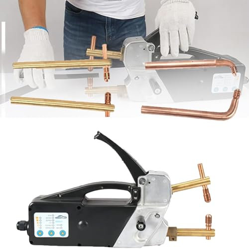 YXFAZPP Handheld Welding Tip Gun,Professional Portable Electric 220 Volt Spot Welder Machine With Replaceable Welding Electrode Arms