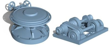 MRY-SFW 1/496 Model Upgrade USS Arizona Anchor Chain Winch and Winch Navy Model Kit