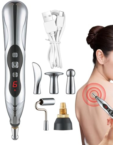 Euyehn Energy Pen - Bolígrafo Energético para Meridianos - Estimulador Muscular Recargable Para Alivio de Puntos Gatillo en Hombres y Mujeres, Estimulación de Meridianos y Relajación Muscular