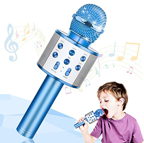 Hapikids Spielzeug für 3–12 Jahre alte Mädchen, Bluetooth-Kinder-Mikrofon, Geschenke für 4–10 Jahre alte Mädchen, Spielzeug im Alter von 3–9 Jahren, Geburtstagsgeschenke für 5–12 Jahre alte Mädchen