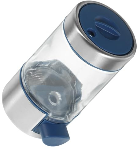 Toyvian Flacon à Sel et Poivre Design Élégant et Visibilité Claire en Acier Inoxydable 304 Récipient Unique pour Épices Cuisine