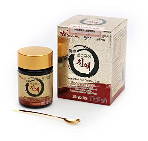Koreanischer fermentierter Roter-Ginseng Extrakt GOLD, 80mg Ginsenoside hochdosiert, 50g (50 Tage)
