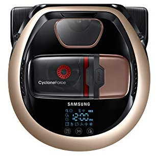 Samsung VR7000 VR2DM7060WD/EG POWERbot Saugroboter (130W extra starke Saugkraft ideal für Teppiche und Tierhaare, saubere Ecken, WLAN und App, Alexa, Fernbedienung, Startzeit-Vorwahl) gold