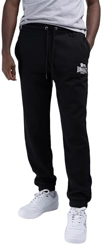 Lonsdale Homme Saintfield Survêtement, Black/White, M EU