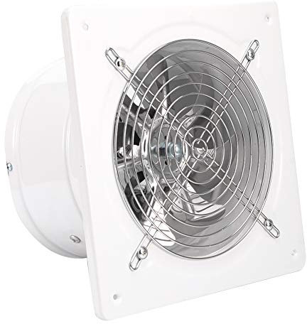 220V 180mm Montaggio a Parete Ventilatore da Cucina Industriale Ventilatore da Parete, Finestra da Bagno Aspiratore Ventilatore per soffitta Garage Cucina Bagno Finestre