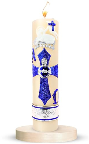 Cirios religiosos catolicos Grandes - Cirio Pascual catolico - sirios catolicos Grandes - Saint Prayer Candles - Our Lady of Guadalupe Religious Candles - Catholic cirios pascuales