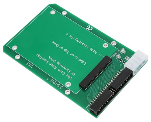 Zunate 2,5-Zoll-zu-3,5-Zoll-IDE-Konverterkarte, Laptop-HDD-SDD mit Desktop-PC Verbinden, Daten Sicher übertragen, für Standard-Laptop mit 44-Pin-IDE-Schnittstelle