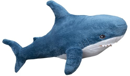 champracer Großes Kuscheltier Hai Plüschtier Kawaii Stofftier Plüsch Kissen zum Kuscheln & Spielen Hai Plüsch Spielzeug Plüschpuppen Weihnachten Geschenk für Kinder, Mädchen und Jungen (38 cm)