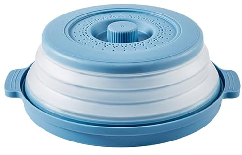 Couvercle de Protection Alimentaire - Protection Anti-éclaboussures pour Micro-Ondes, Couvercle pour Assiette Pliable | Couvercle pour Assiette et Four avec
