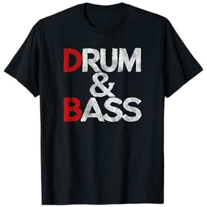 Drum And Bass Rum & Ass Funny Vintage T-Shirt