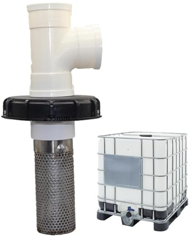 Filtre à eau de pluie pour seau à pluie, bouchon de tuyau pour feuilles mortes