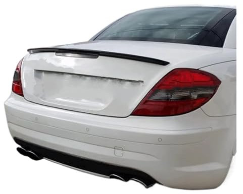 Spoiler Für SLK R171 Für SLK 200 Für SLK 35 Klasse 2005-2010 Heckspoilerlippe Kofferraumflügel Auto-Styling Flügel Lippe(Glossy Black)